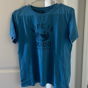 Life is Good / Camping / Acadia National Park / T-Shirt